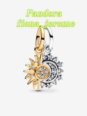 Pandora Splittable Sun & Moon Dangle Charm